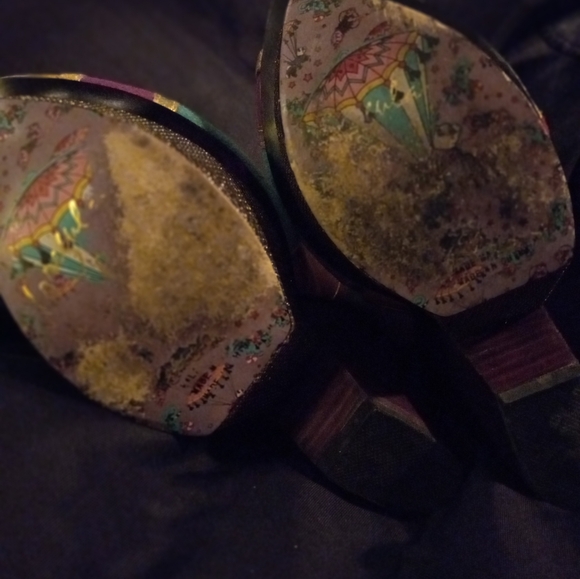 Rare Irregular Choice Platform Heels (7) - Picture 5 of 5